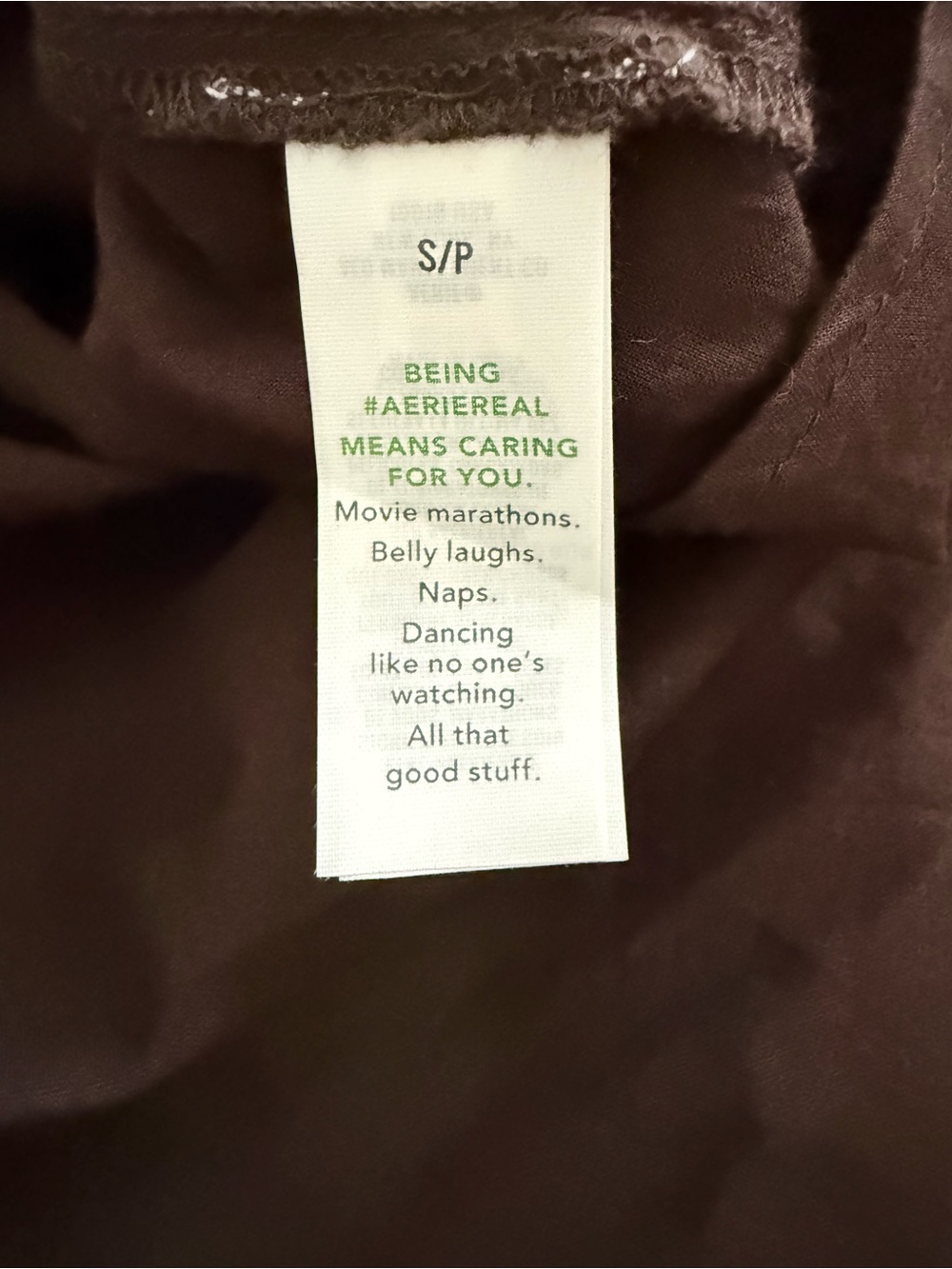 Aerie 100% Cotton Boho Set: Tiered Maxi Skirt & Lace Top - Brown - Picture 7 of 9
